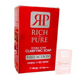 Rich & Pure double active clarifying soap