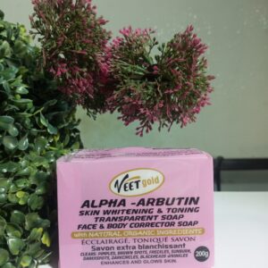 Veetgold Alpha Arbutin whitening and Toning soap